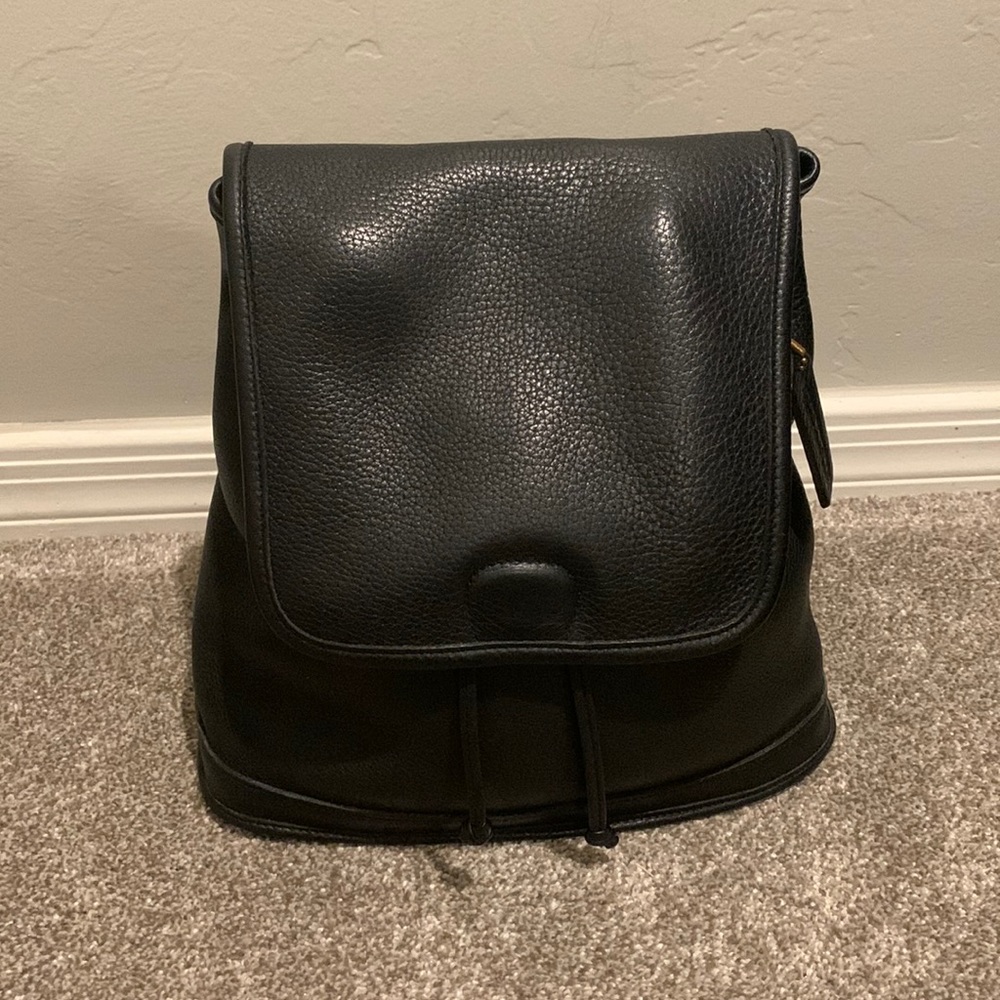 Vintage Leather Coach backpack